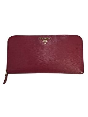 Prada Long Zip-Around Wallet